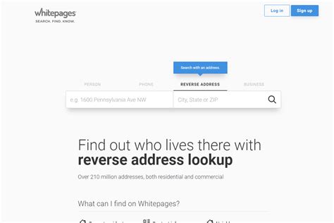 white pages lookup by address|reverse address lookup free.